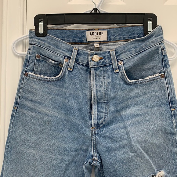 Agolde Jamie High Rise Jeans Size 23 - Picture 2 of 3